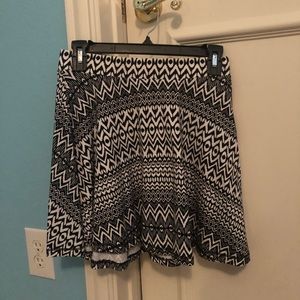 Black and White Skirt